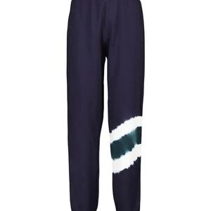 Tory Sport Tie-Dye Joggers in Navy and Green